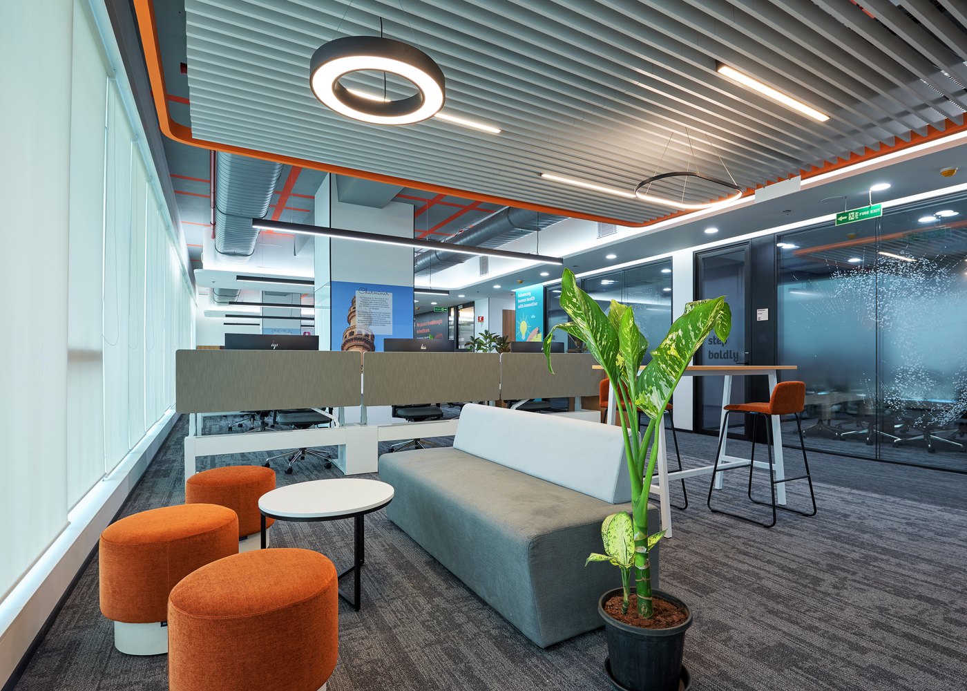 Collaborative workspace delivered by Benchmark Plus at Siemens Hyderabad