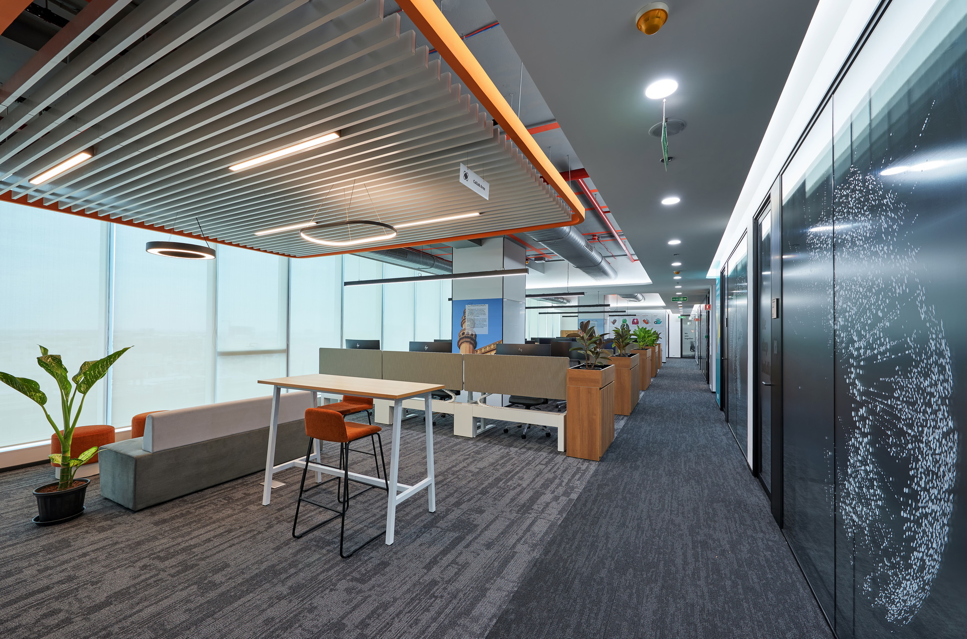 Completed Benchmark Plus corporate workspace